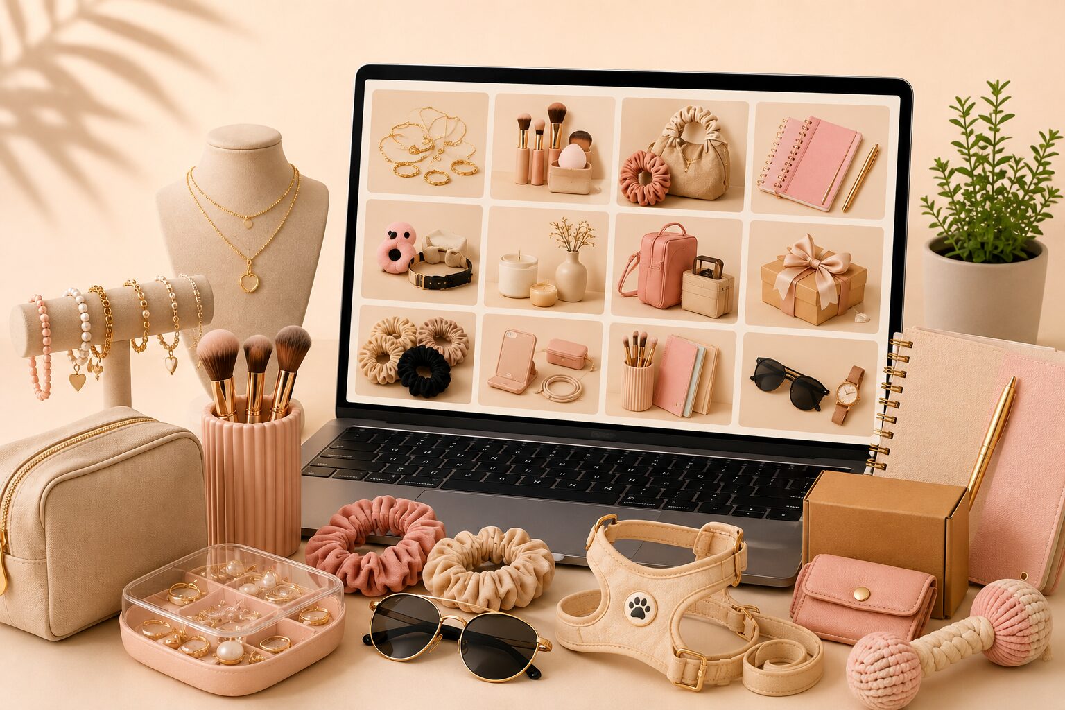 Boxtunity business categories including jewelry, beauty accessories, fashion accessories, stationery and lifestyle products